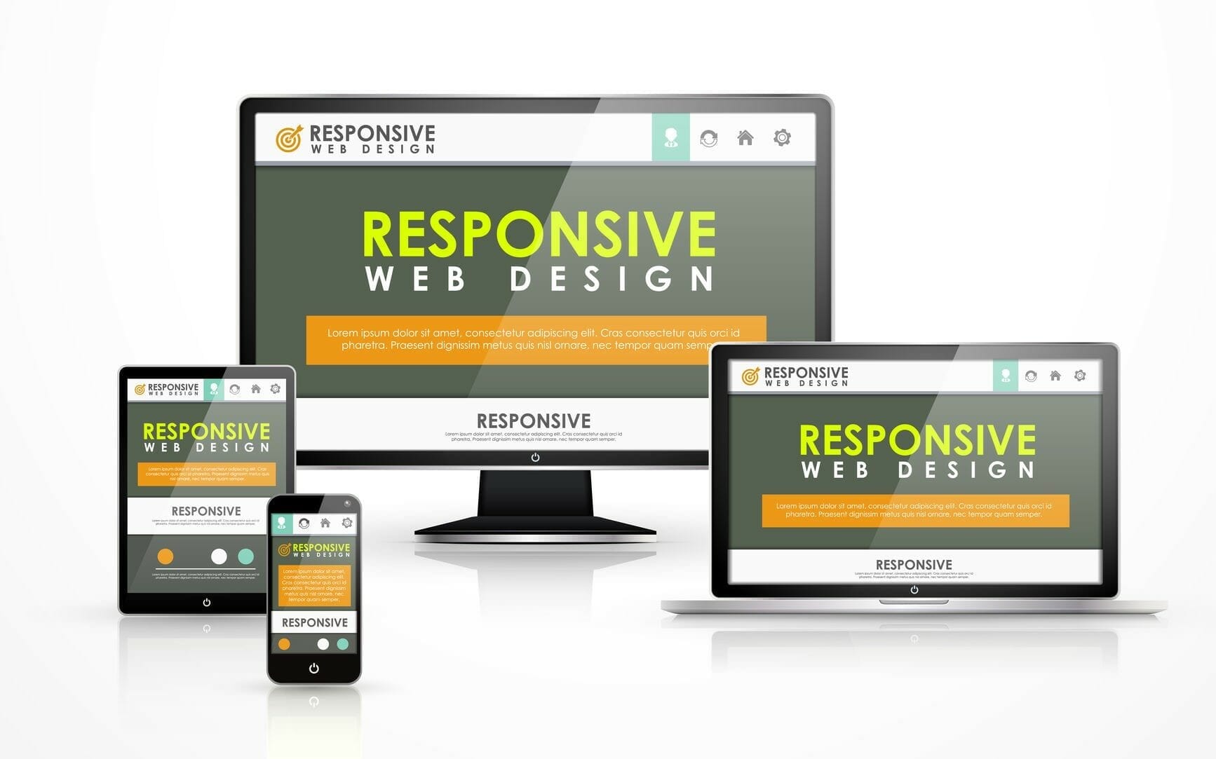 web application responsive design examples